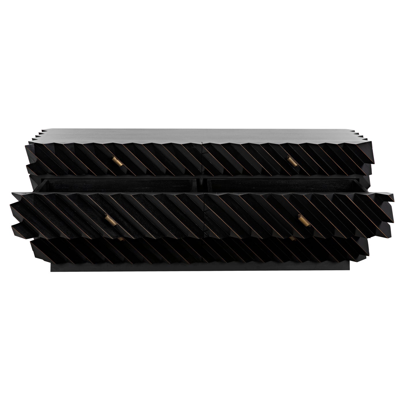 Noir Hikaru Dresser, Hand Rubbed Black