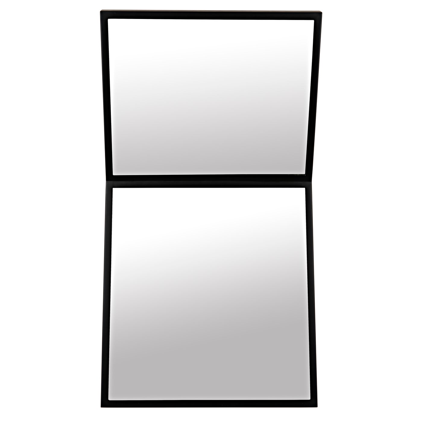 Noir Lazo Mirror, Black Steel