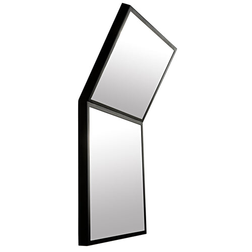 Noir Lazo Mirror, Black Steel