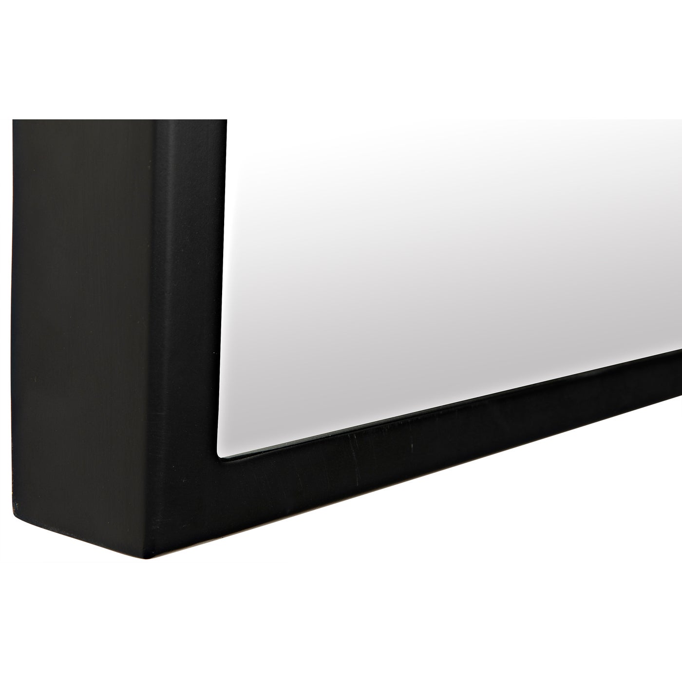 Noir Lazo Mirror, Black Steel