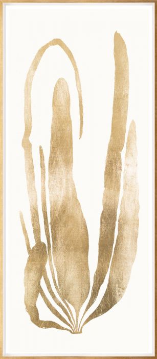 Natural Curiosities Gold Seaweed Art