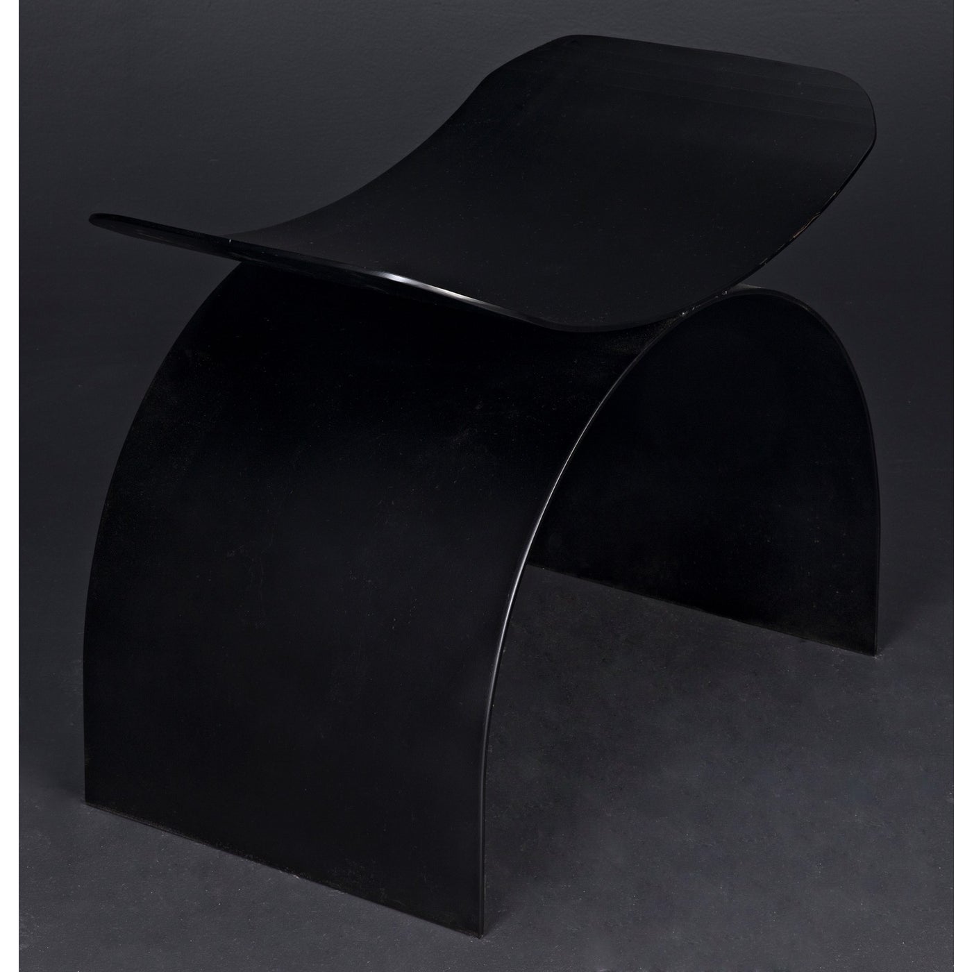 Noir Papillon Stool, Black Steel