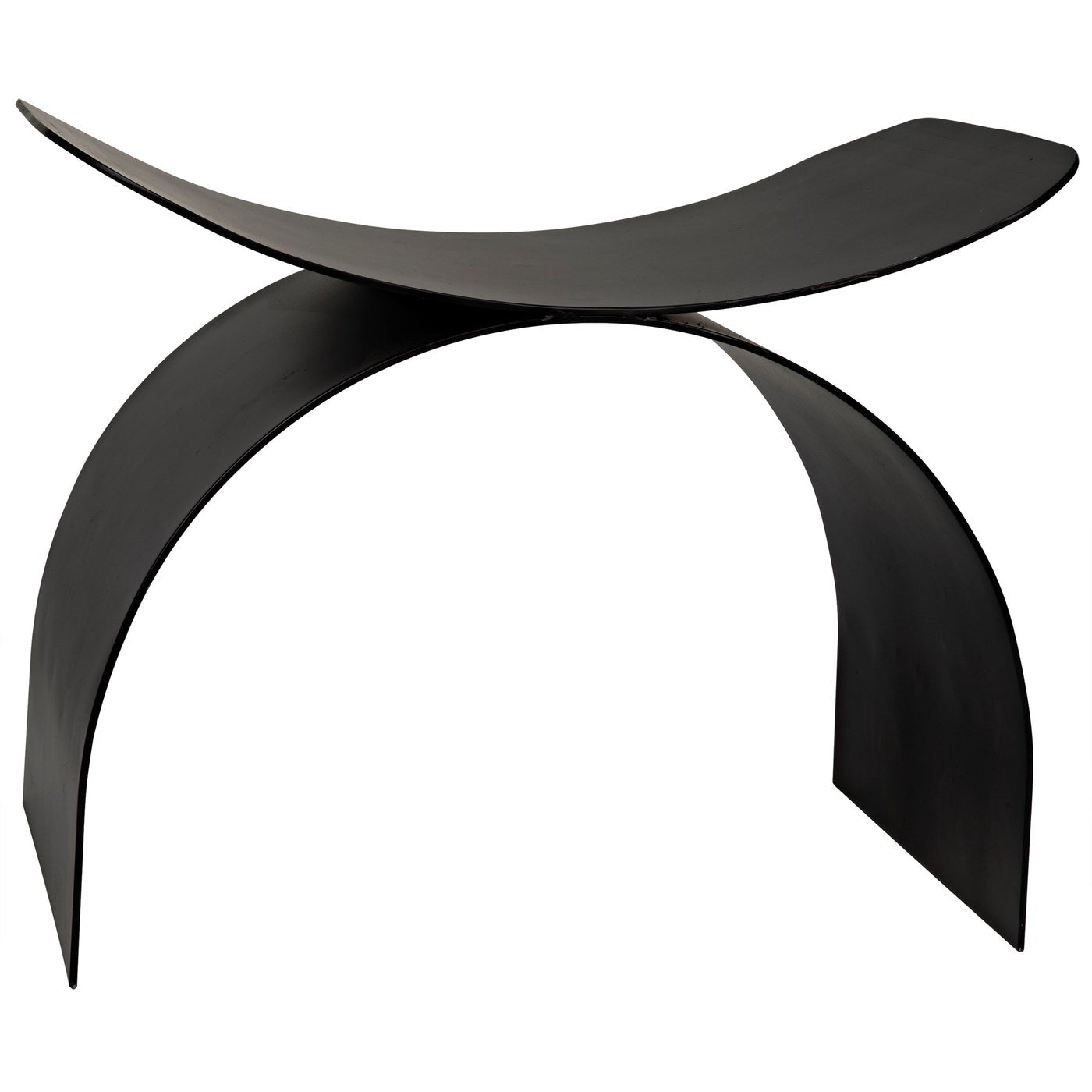 Noir Papillon Stool, Black Steel