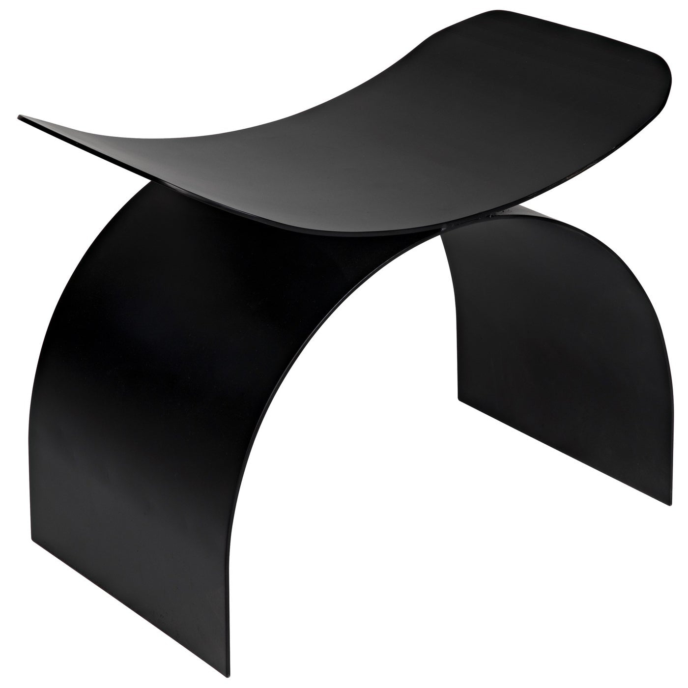 Noir Papillon Stool, Black Steel