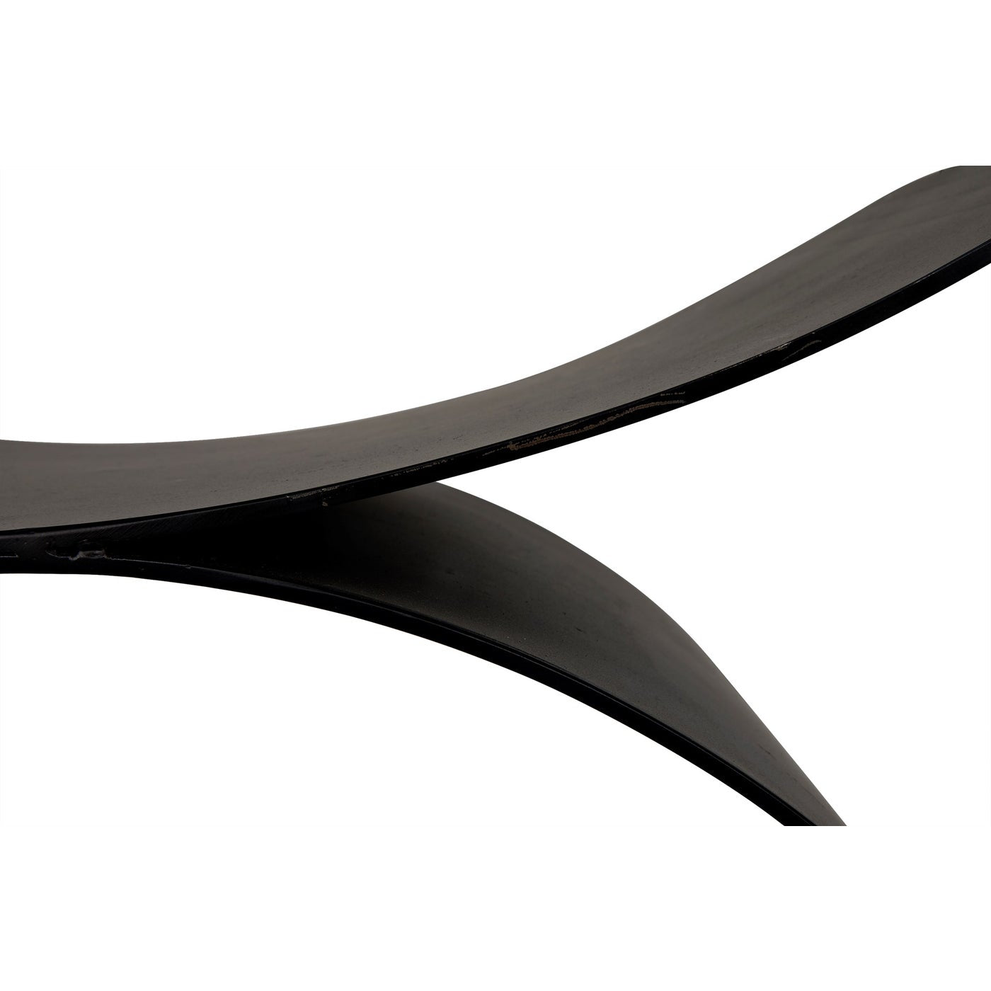 Noir Papillon Stool, Black Steel