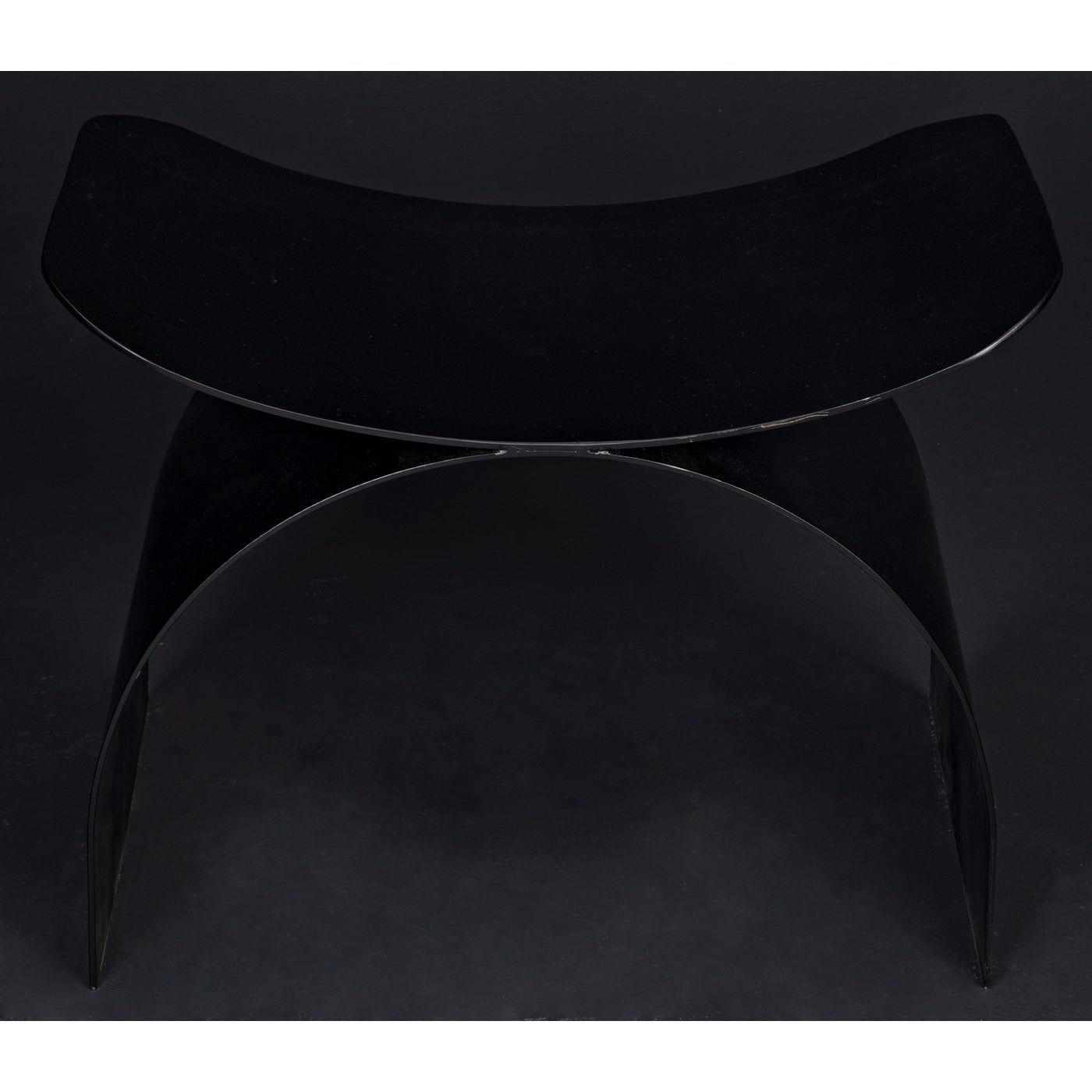 Noir Papillon Stool, Black Steel