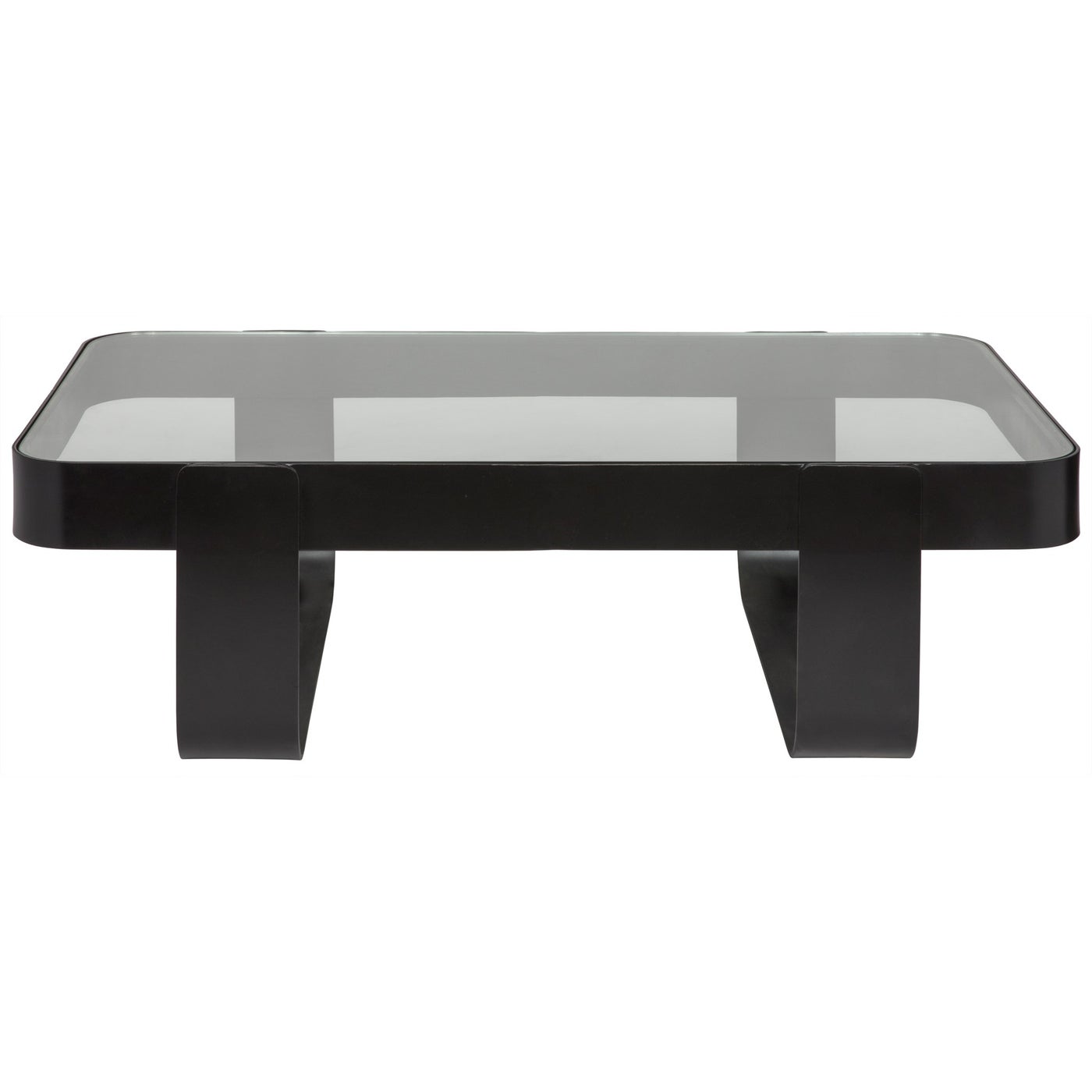 Noir Marshall Coffee Table, Black Steel