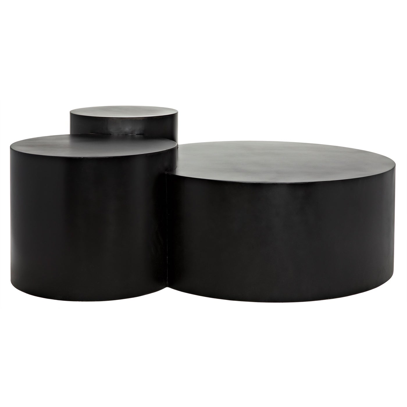 Noir Ella Coffee Table, Black Steel