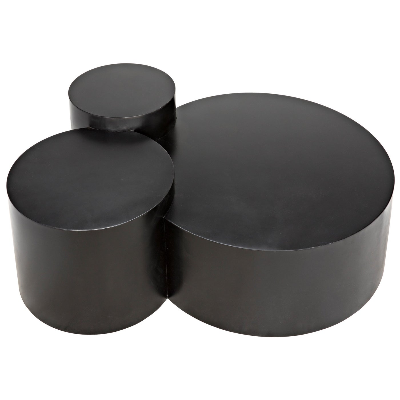 Noir Ella Coffee Table, Black Steel