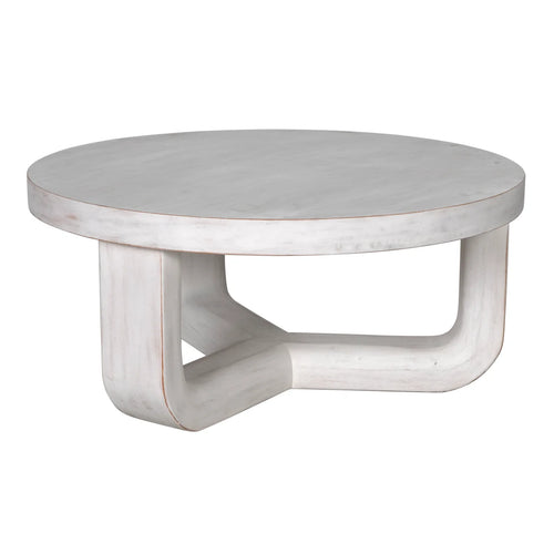 Noir Joel Coffee Table, White Wash