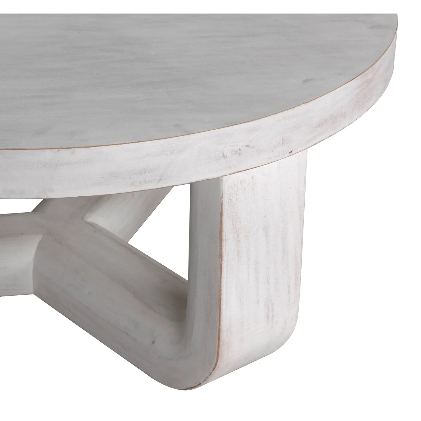 Noir Joel Coffee Table, White Wash