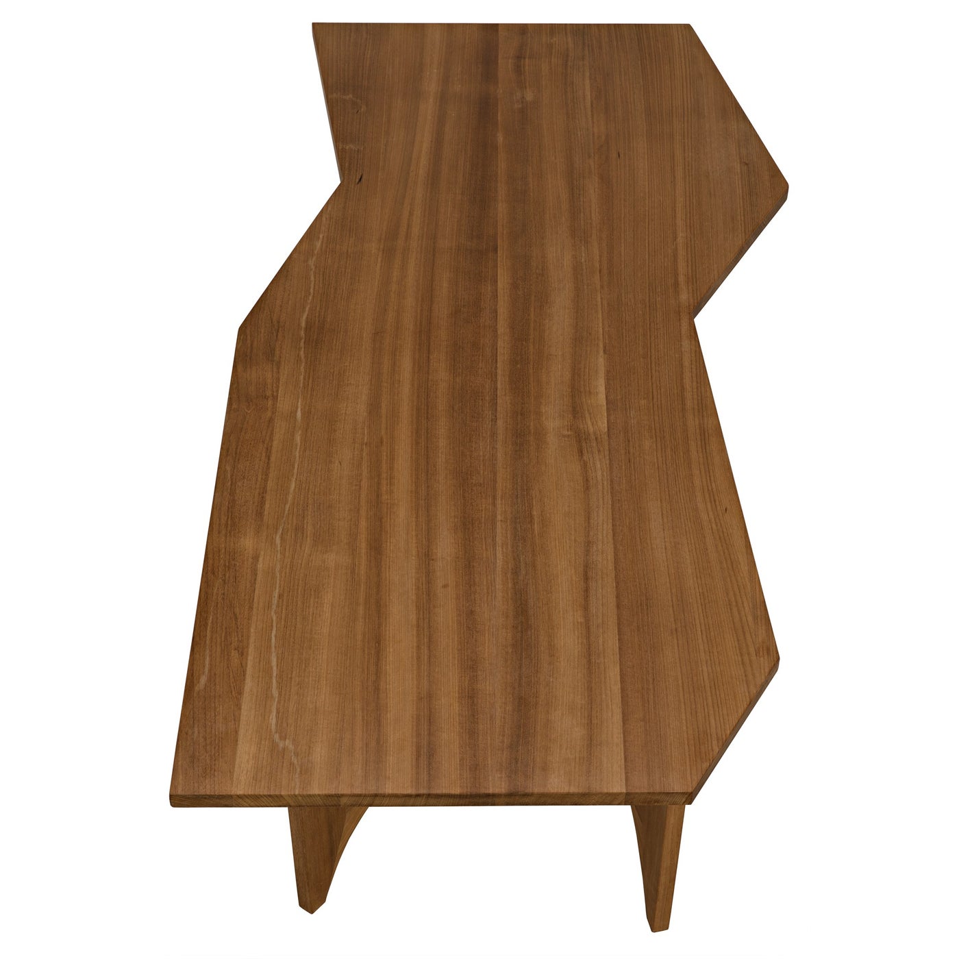 Noir Fenton Coffee Table, Gold Teak