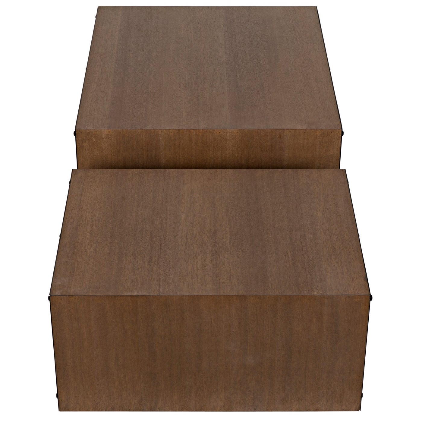 Noir Nido Coffee Table, Black Steel