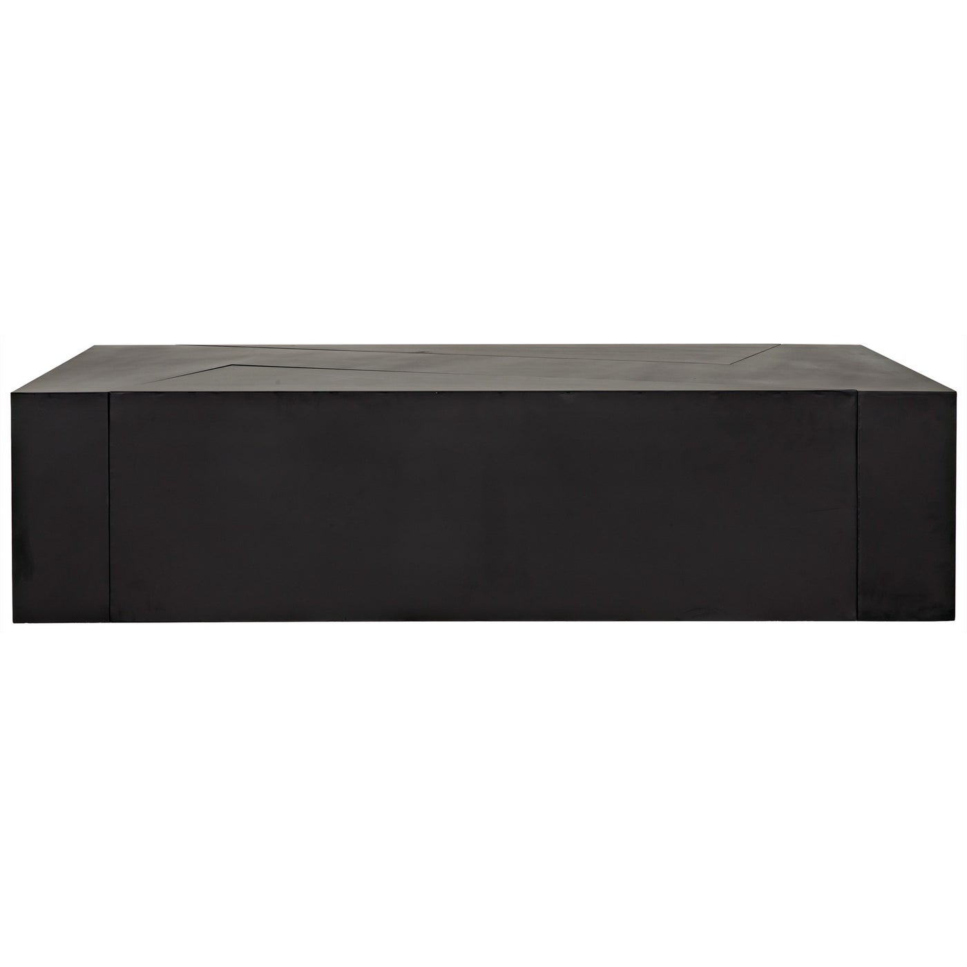 Noir Element Coffee Table, Black Steel