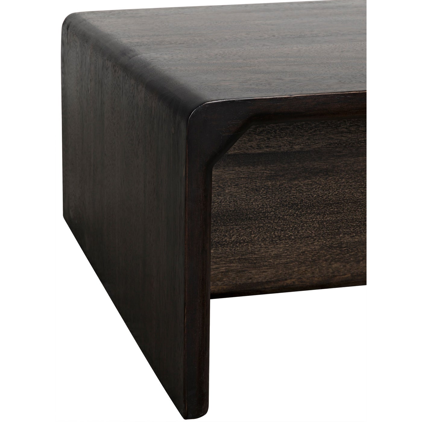 Noir Hagen Coffee Table, Ebony Walnut