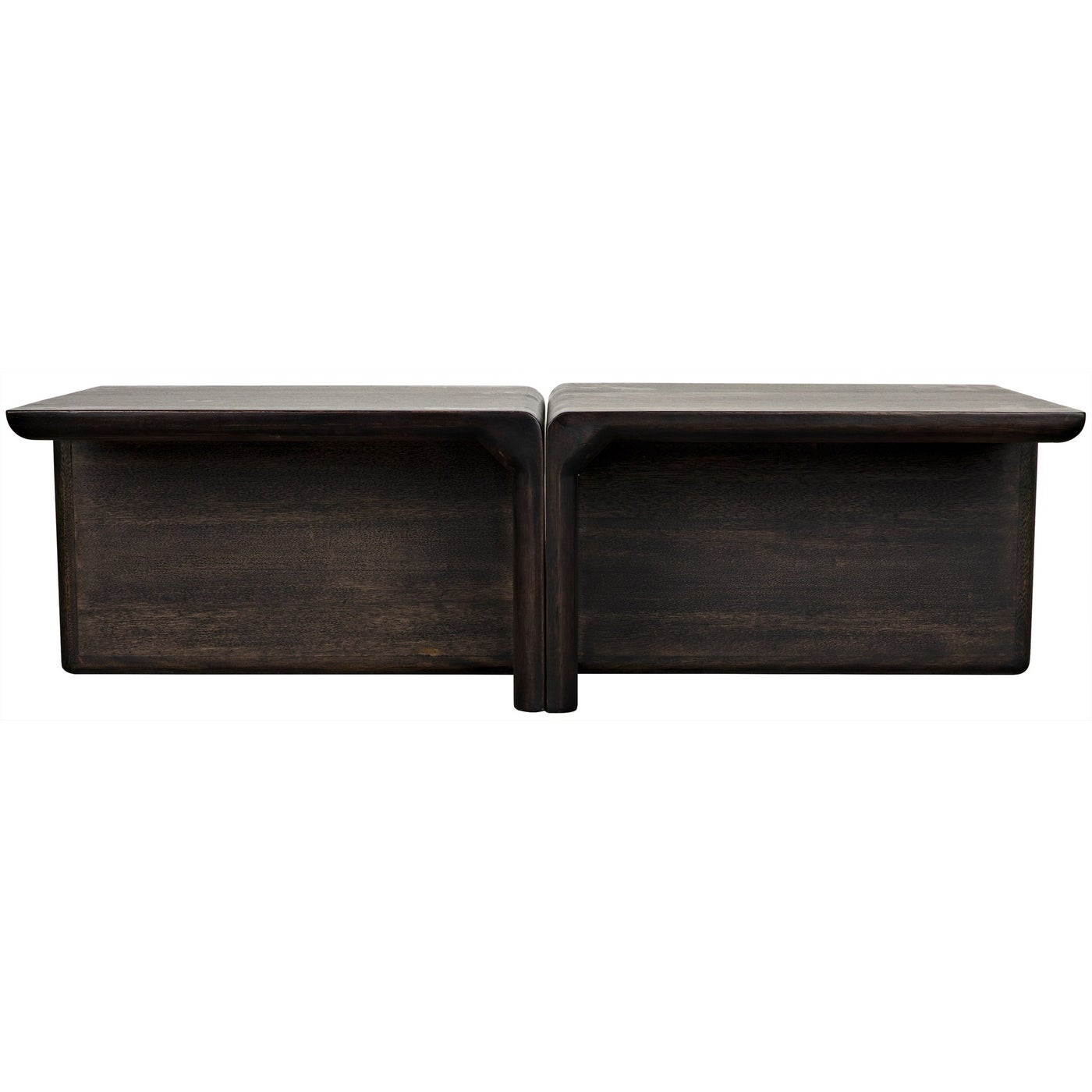 Noir Hagen Coffee Table, Ebony Walnut
