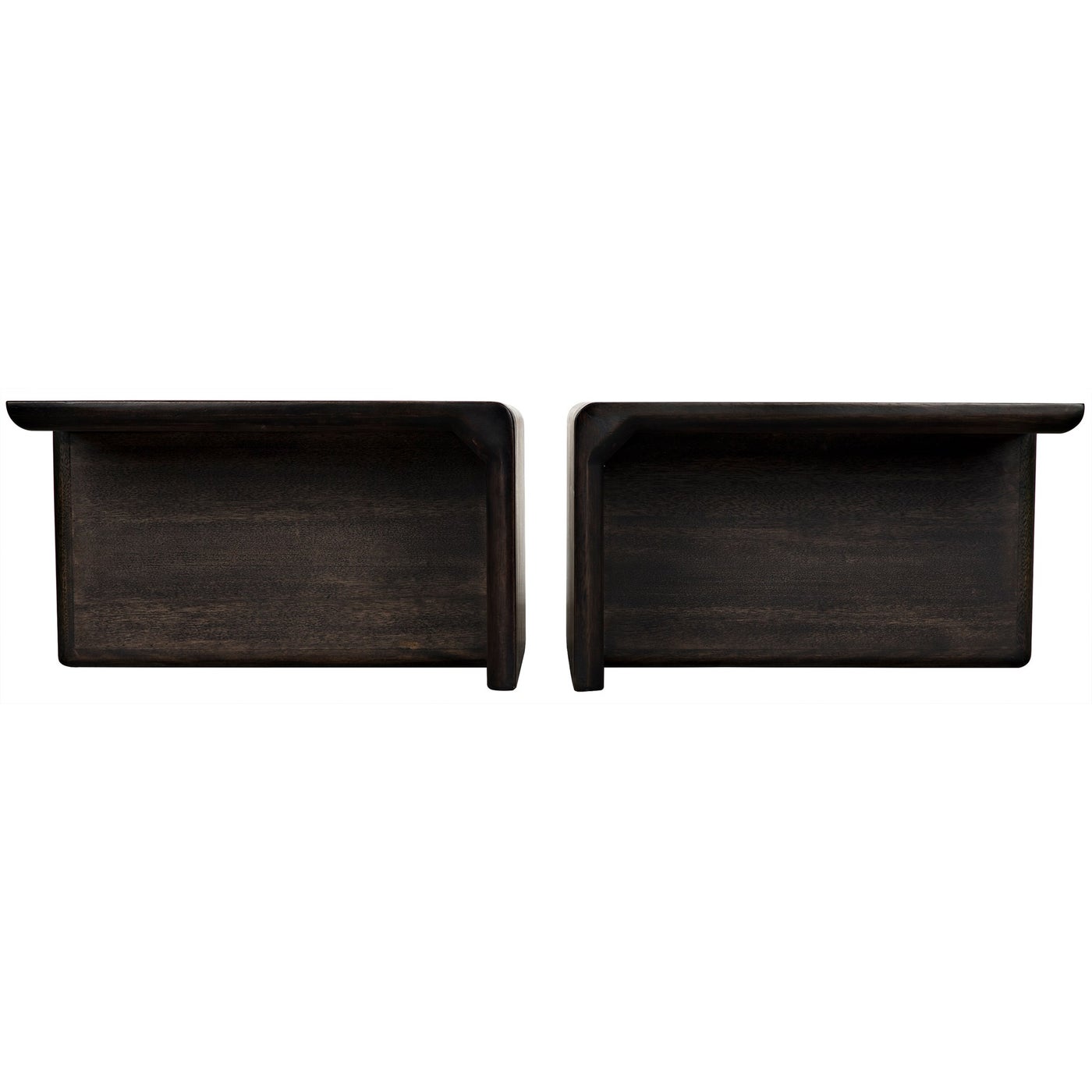 Noir Hagen Coffee Table, Ebony Walnut