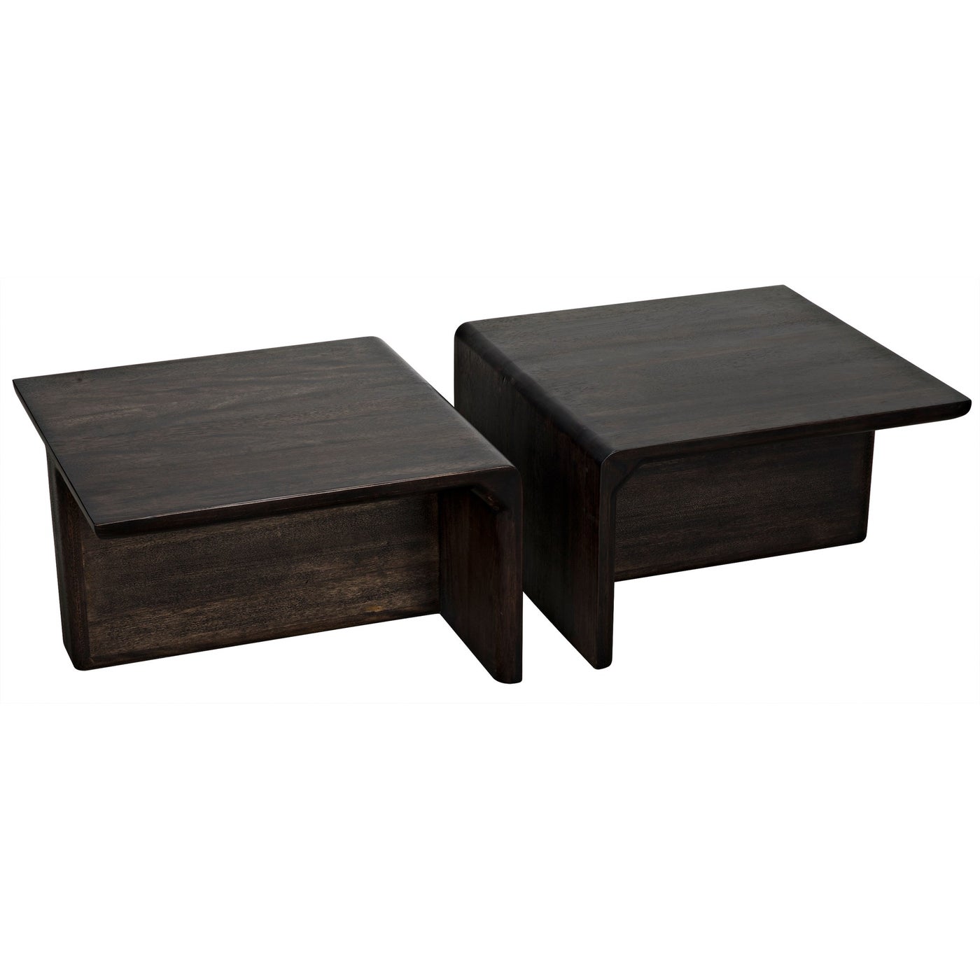 Noir Hagen Coffee Table, Ebony Walnut