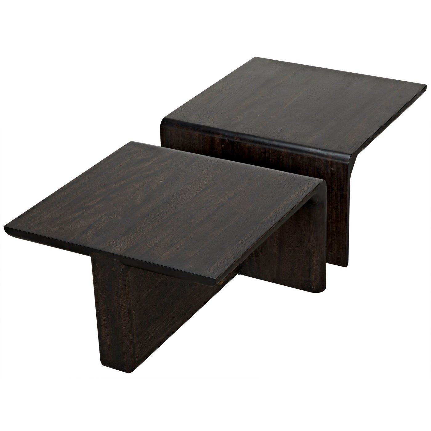 Noir Hagen Coffee Table, Ebony Walnut