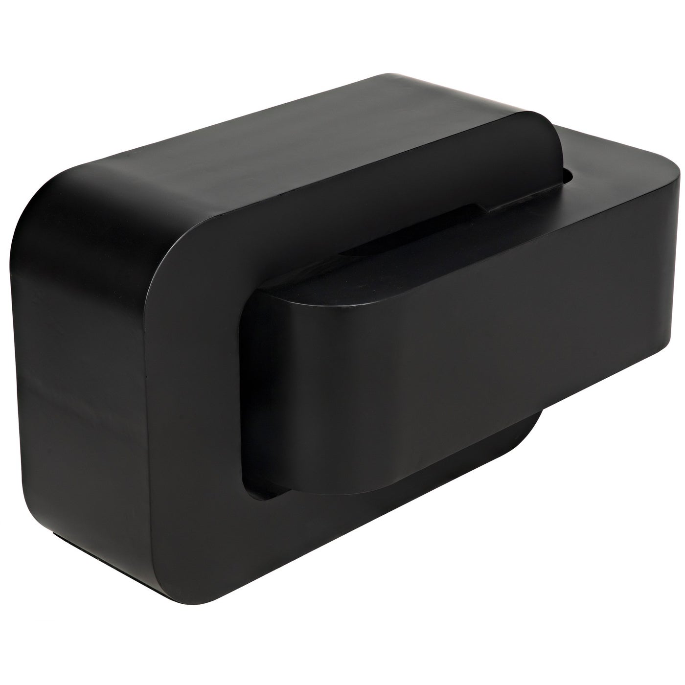 Noir Nodum Accent Table, Black Steel