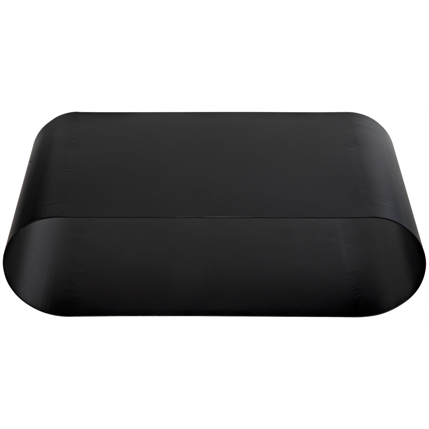 Noir Hera Coffee Table, Black Steel