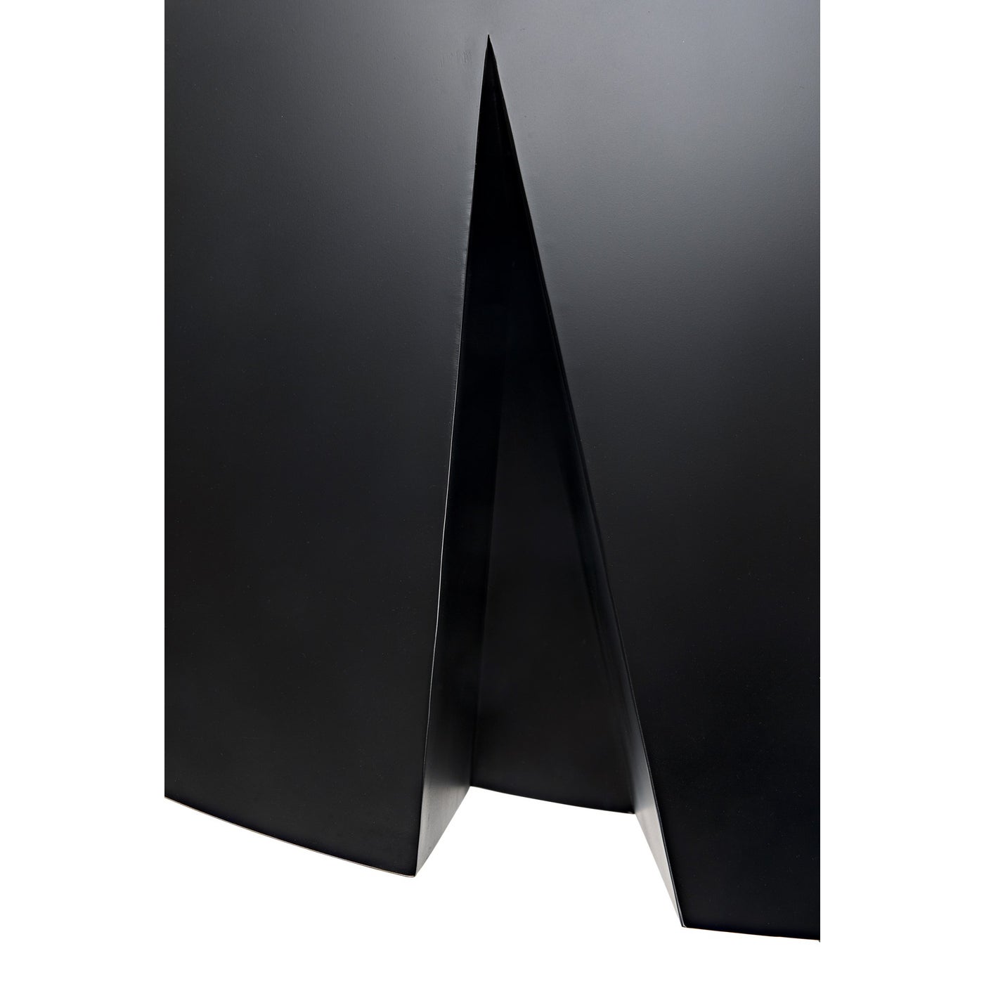 Noir Minerva Coffee Table, Black Steel