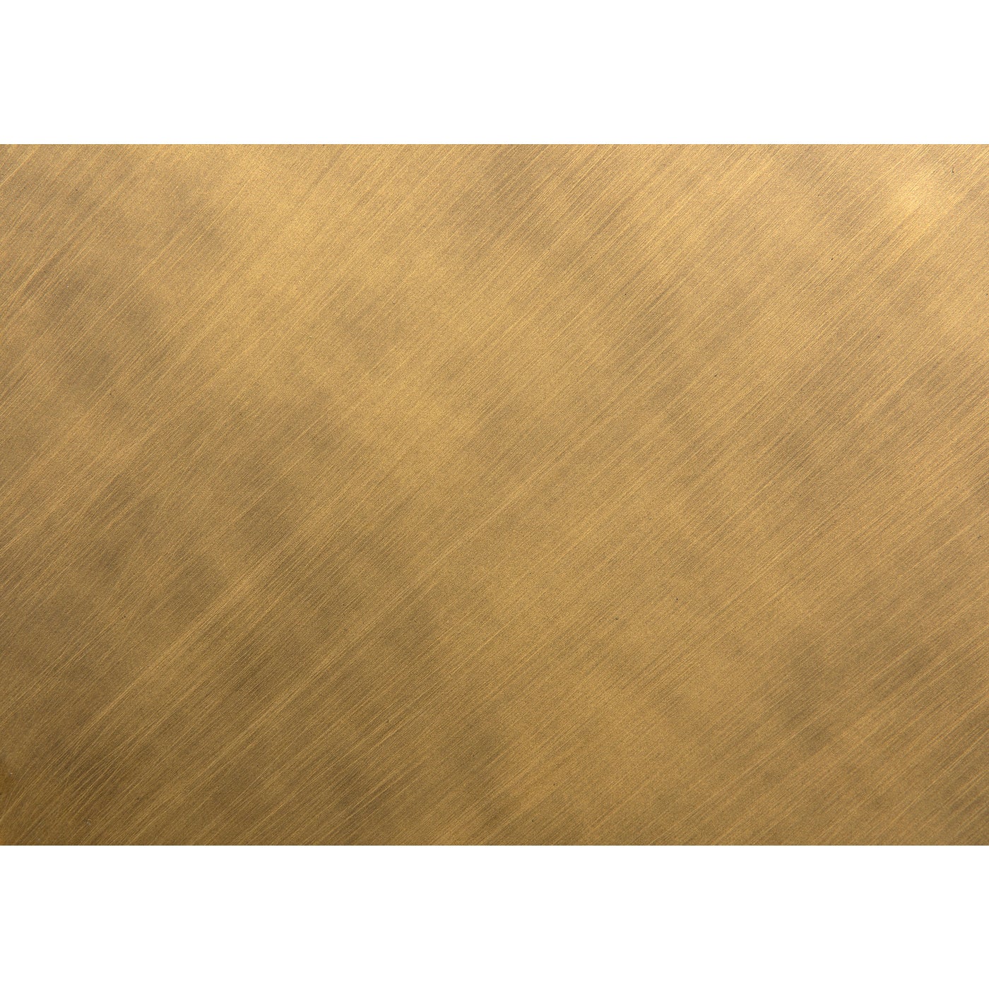 Noir Amboss Coffee Table, Black Metal, Aged Brass Finish