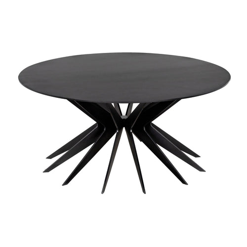 Noir Spider Coffee Table, Black Metal