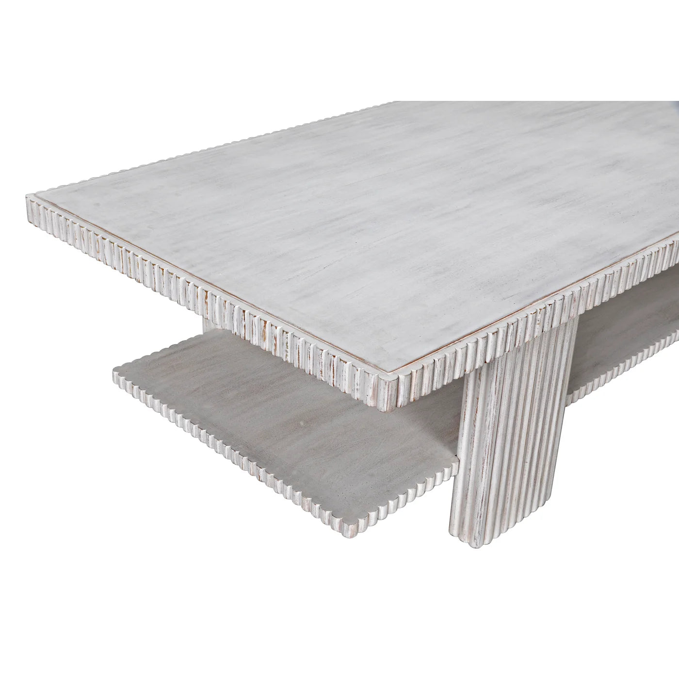 Noir Humphrey Coffee Table, White Wash