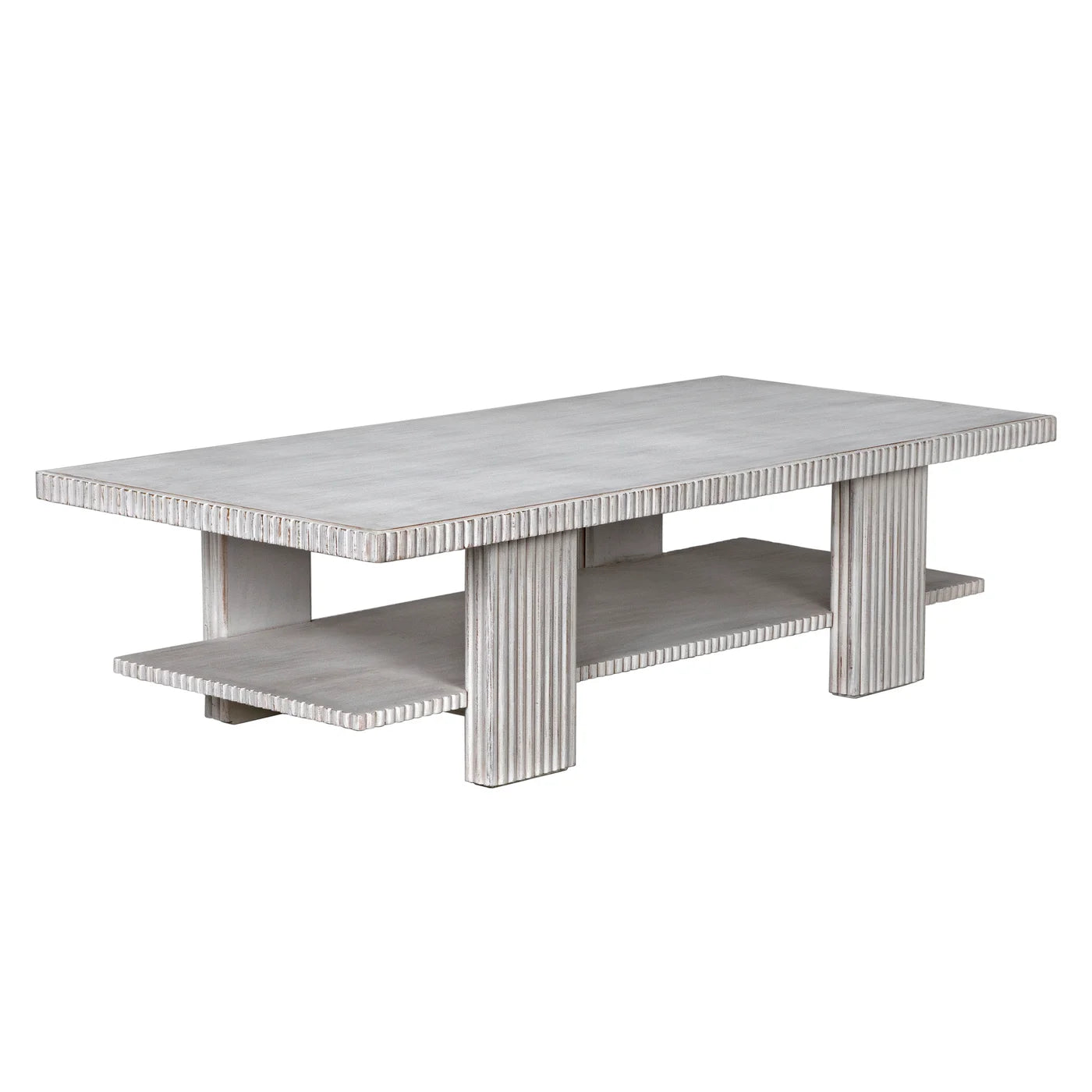 Noir Humphrey Coffee Table, White Wash