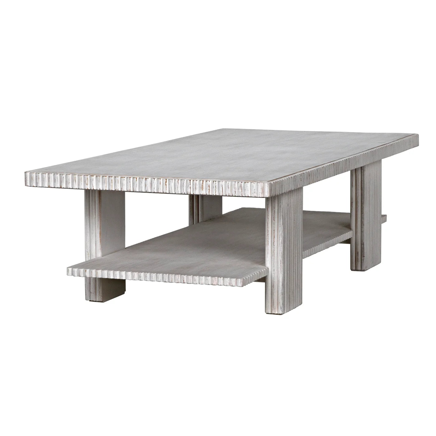 Noir Humphrey Coffee Table, White Wash