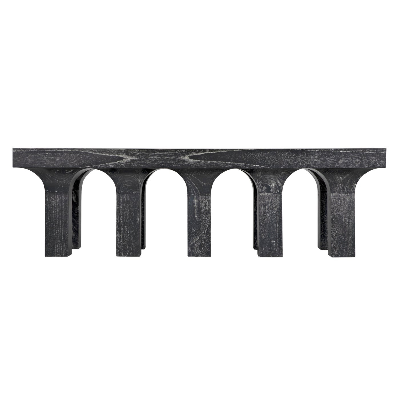 Noir Santos Coffee Table, Cinder Black