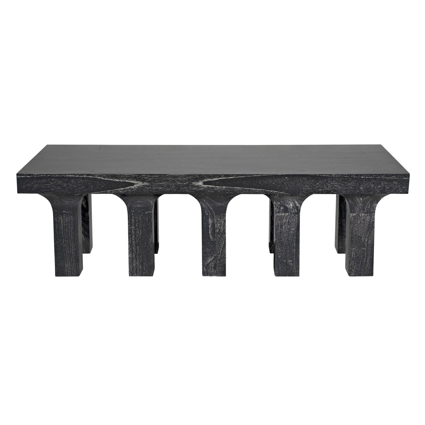 Noir Santos Coffee Table, Cinder Black