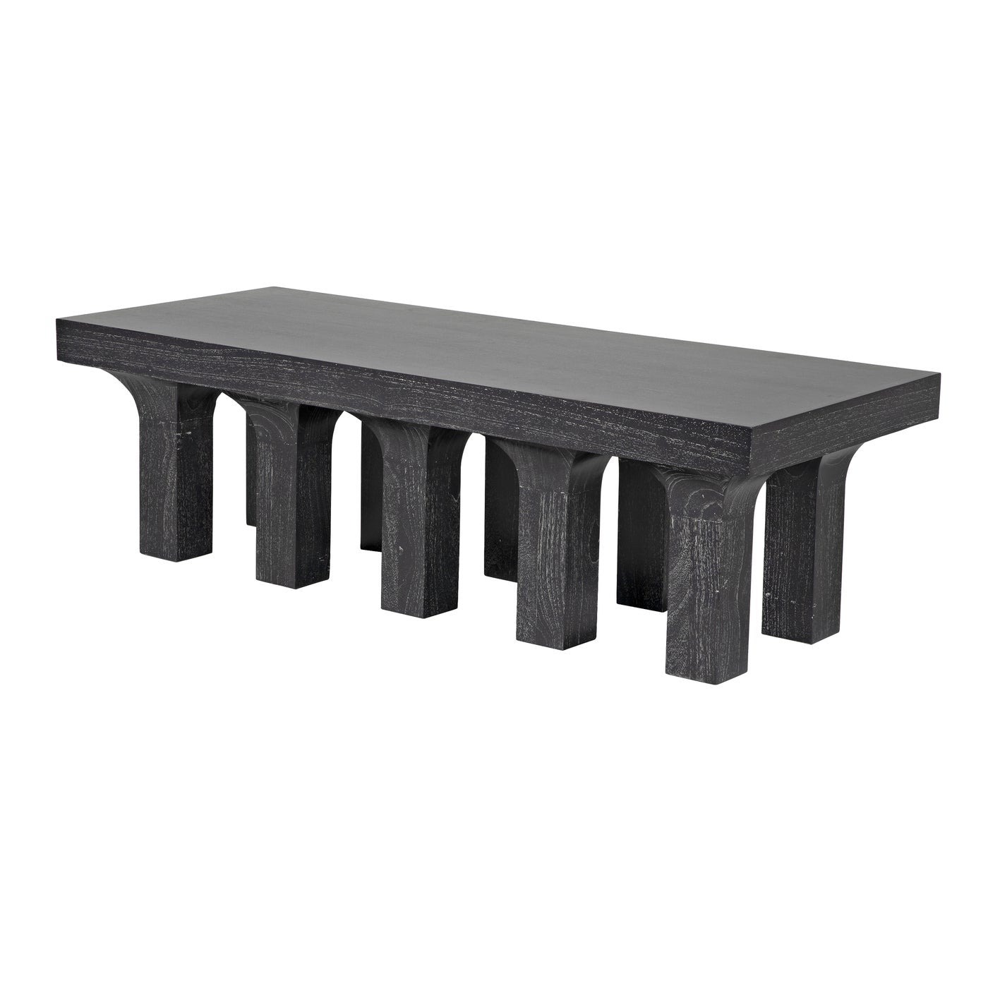 Noir Santos Coffee Table, Cinder Black