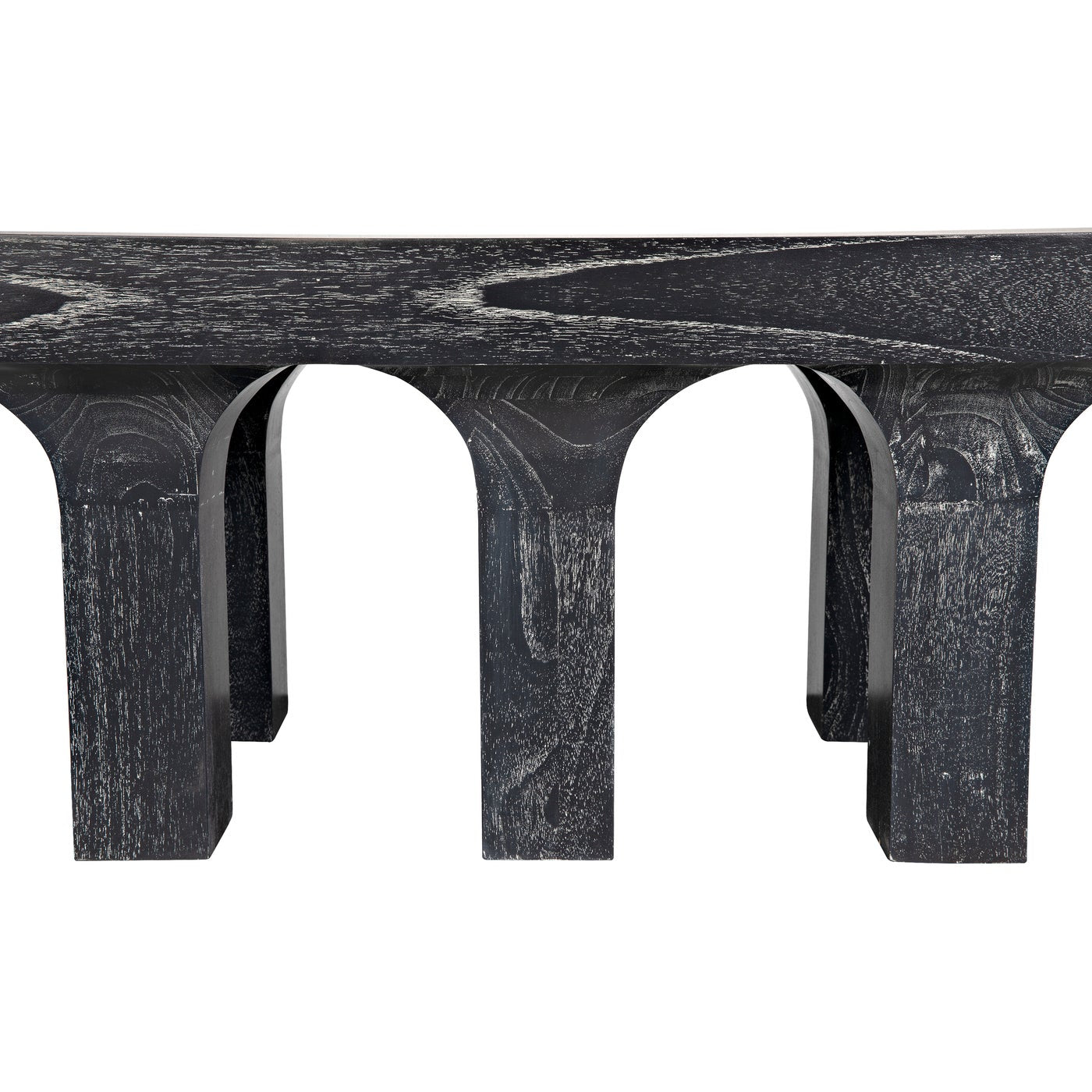 Noir Santos Coffee Table, Cinder Black