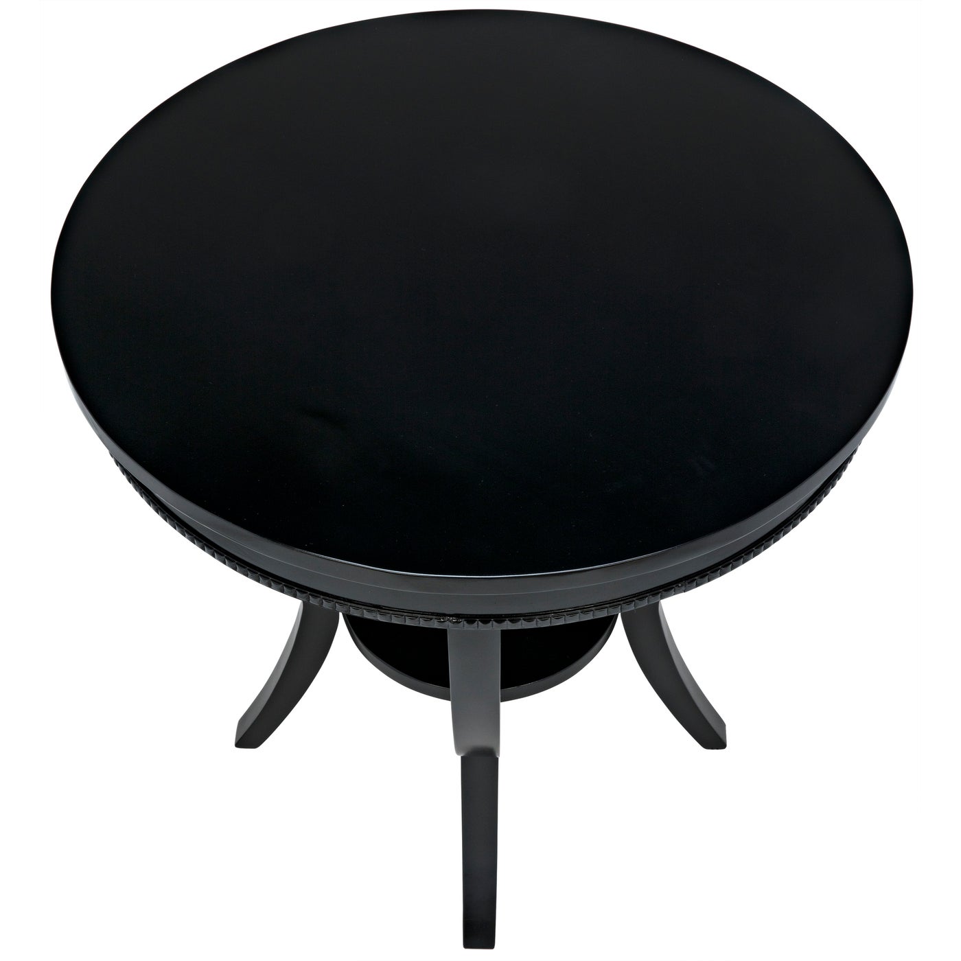 Noir Scheffield Round End Table