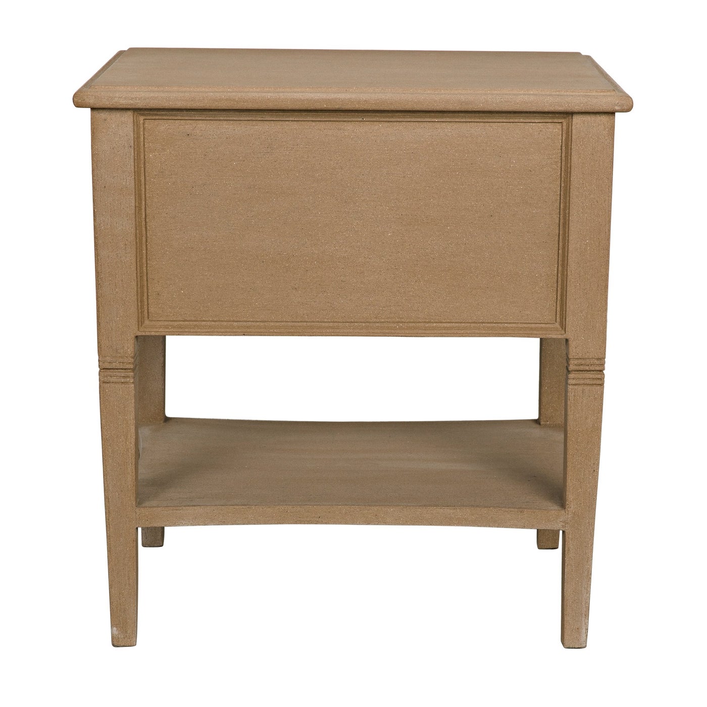 Noir Oxford 2 Drawer Side Table