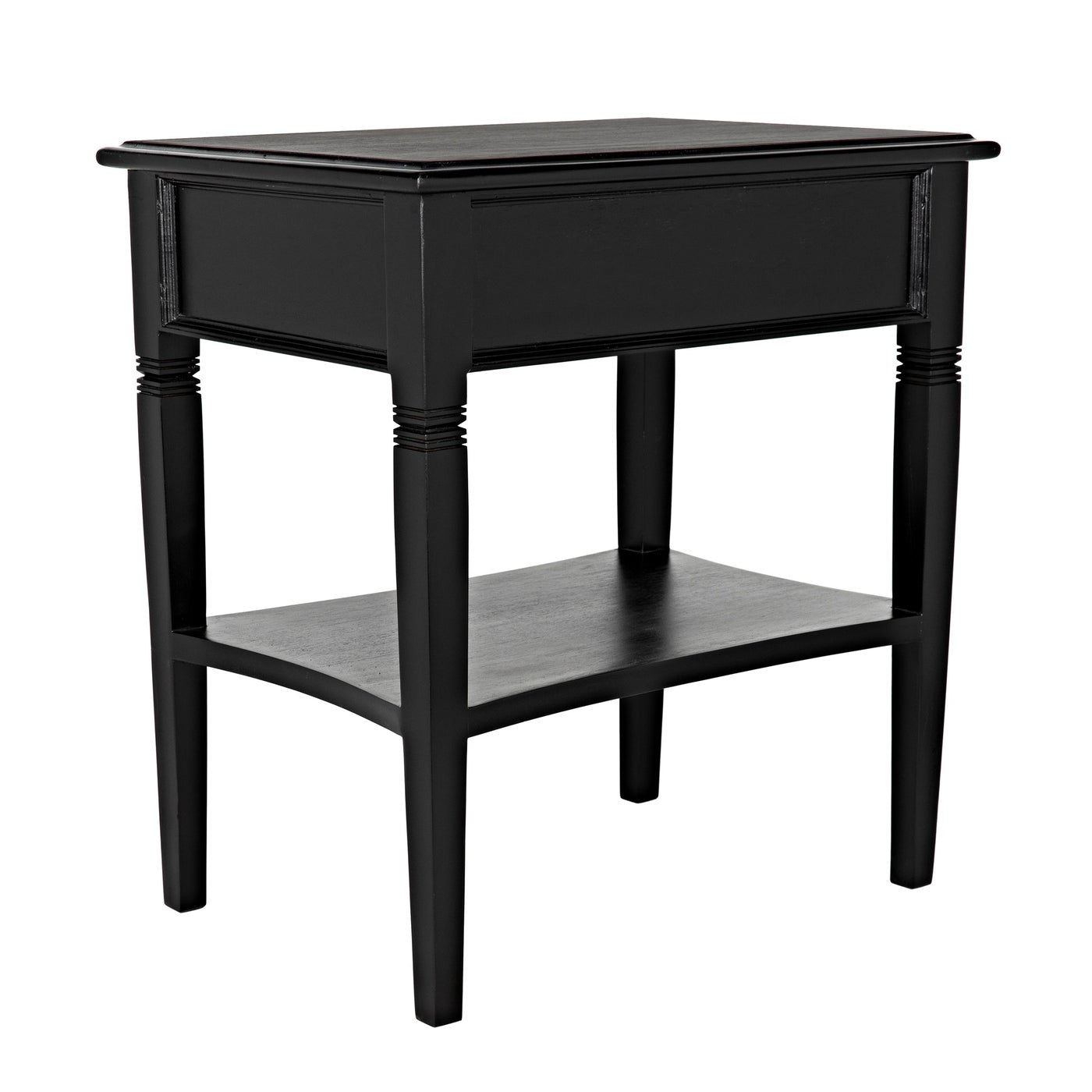 Noir Oxford 1 Drawer Side Table