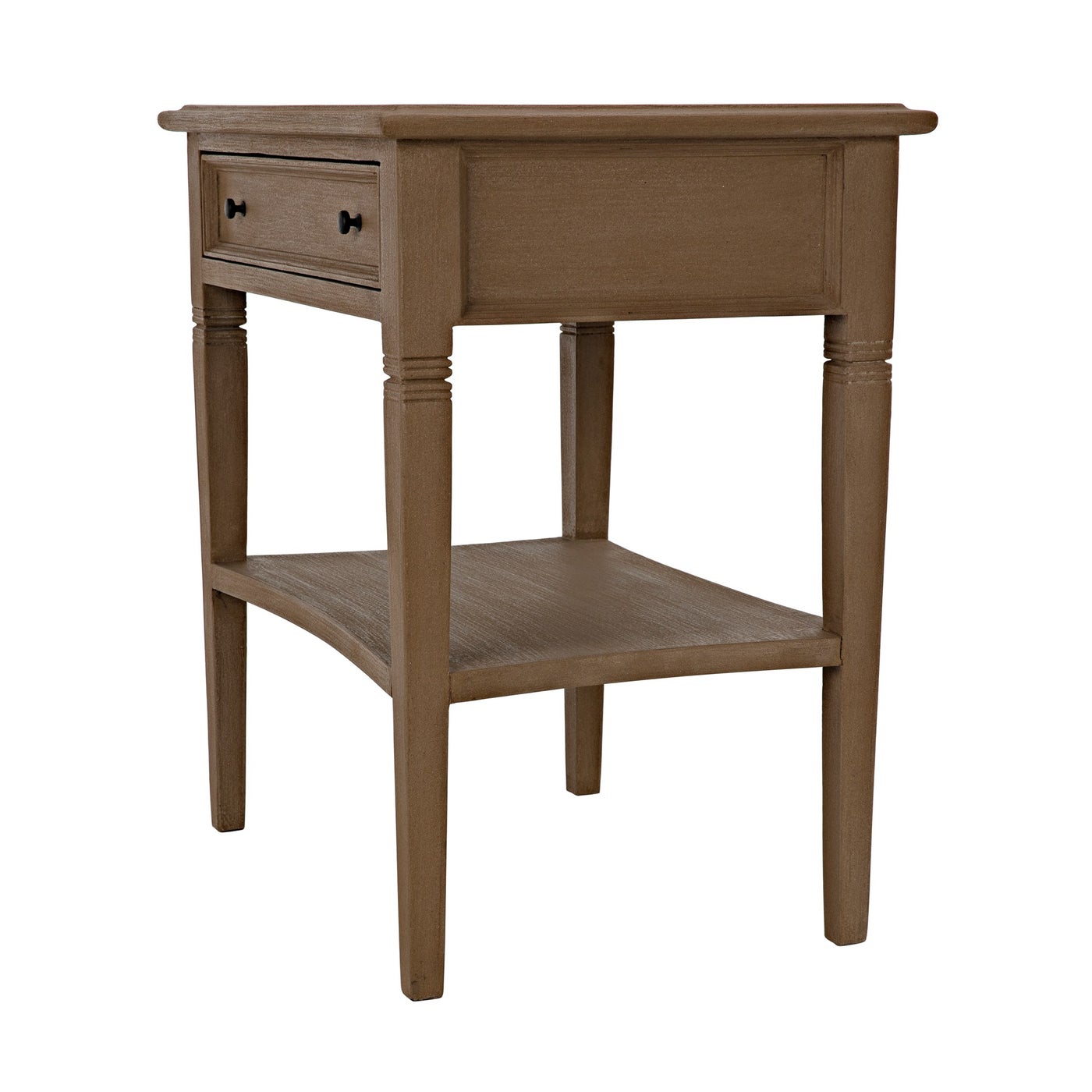 Noir Oxford 1 Drawer Side Table