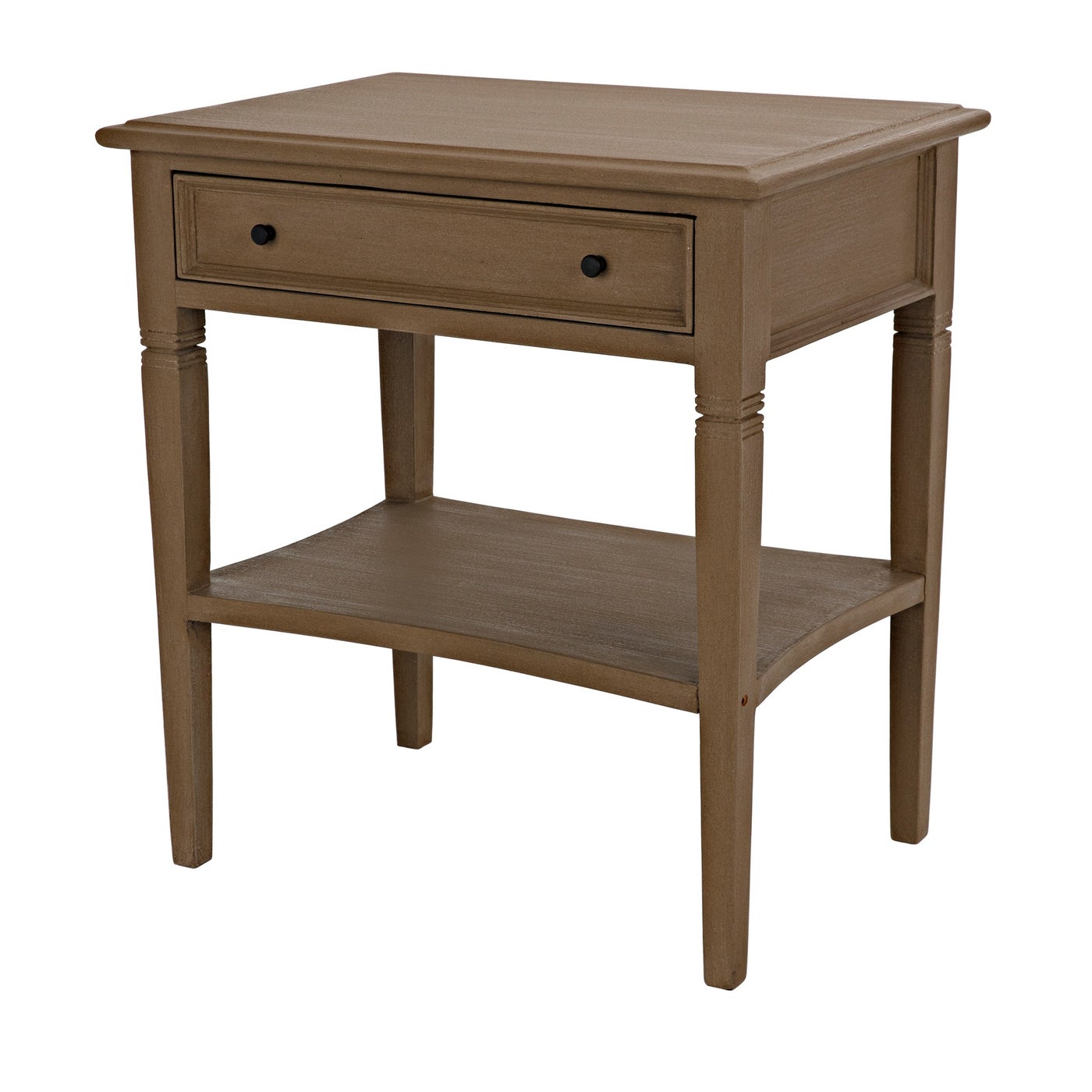 Noir Oxford 1 Drawer Side Table