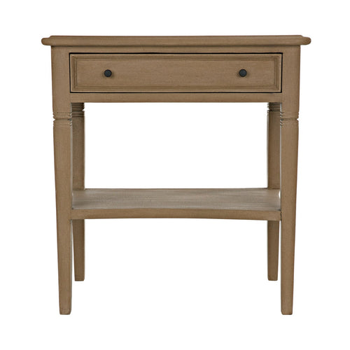 Noir Oxford 1 Drawer Side Table