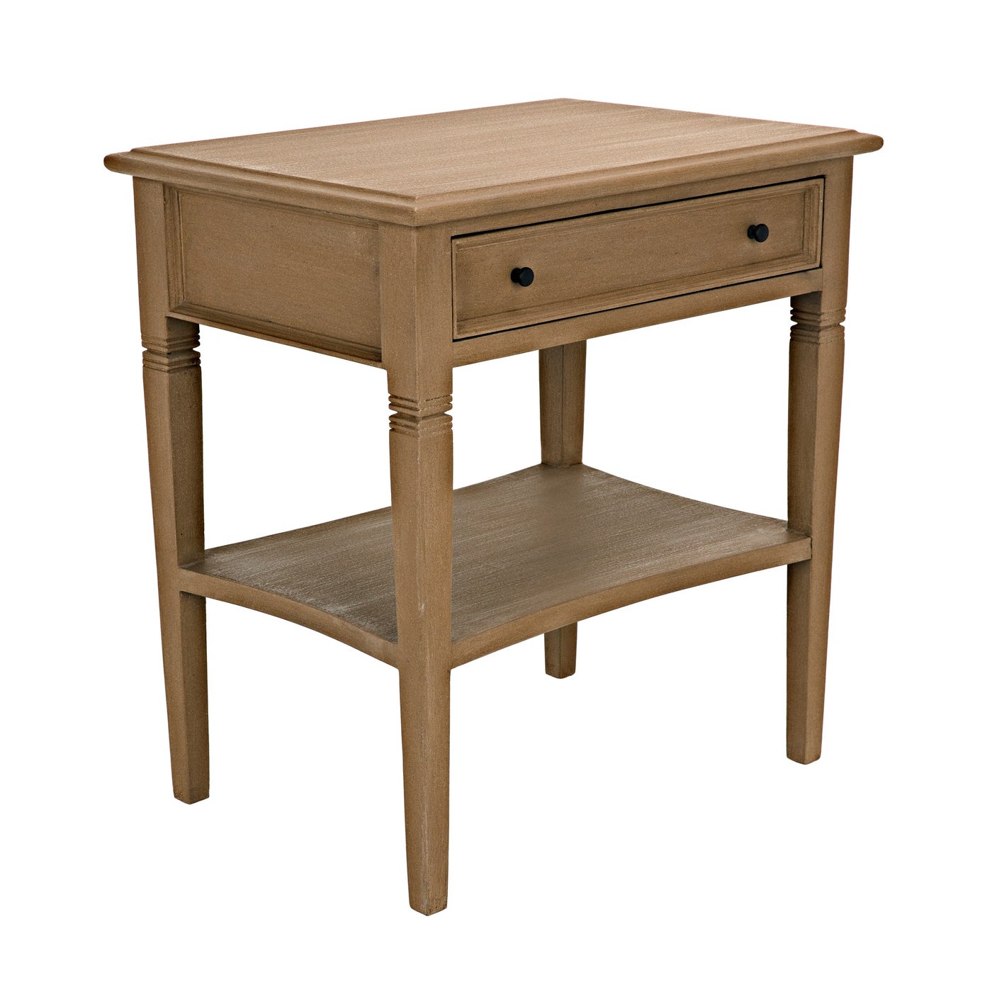 Noir Oxford 1 Drawer Side Table