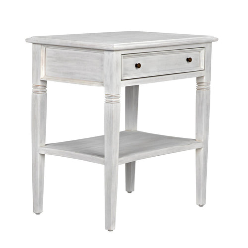 Noir Oxford 1 Drawer Side Table