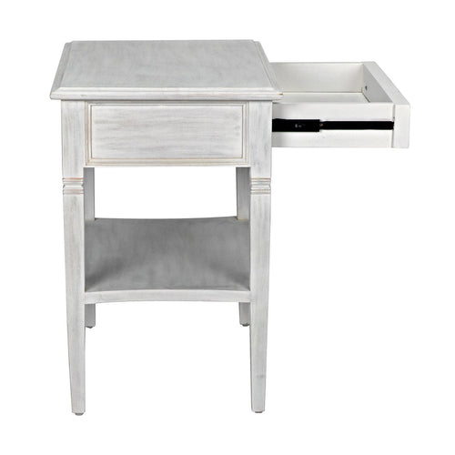 Noir Oxford 1 Drawer Side Table