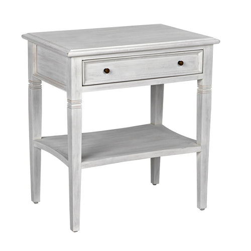 Noir Oxford 1 Drawer Side Table