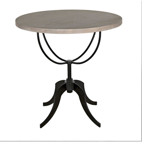 Noir Wine Table With Adjustable Base