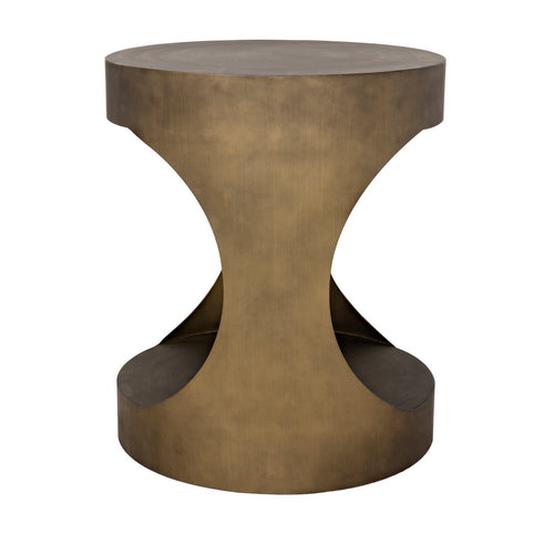 Noir Eclipse Round Side Table