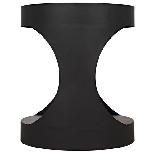 Noir Eclipse Round Side Table