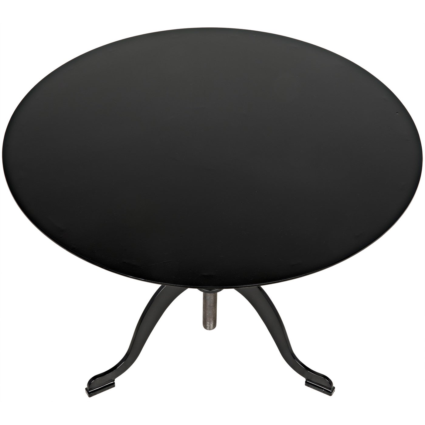 Noir Calder Side Table, Black Steel