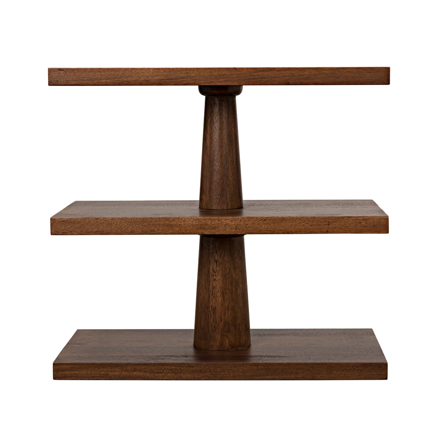 Noir Fatima Side Table, Dark Walnut